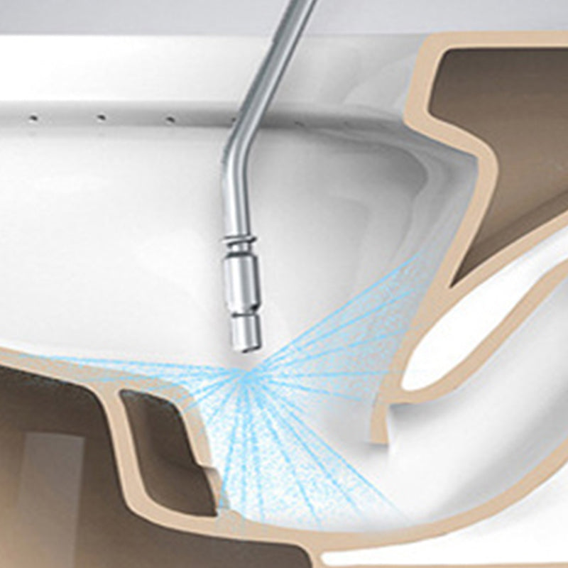 Modern Flush Toilet Floor Mounted Siphon Jet ABS Toilet Bowl Clearhalo 'Bathroom Remodel & Bathroom Fixtures' 'Home Improvement' 'home_improvement' 'home_improvement_toilets' 'Toilets & Bidets' 'Toilets' 7174013