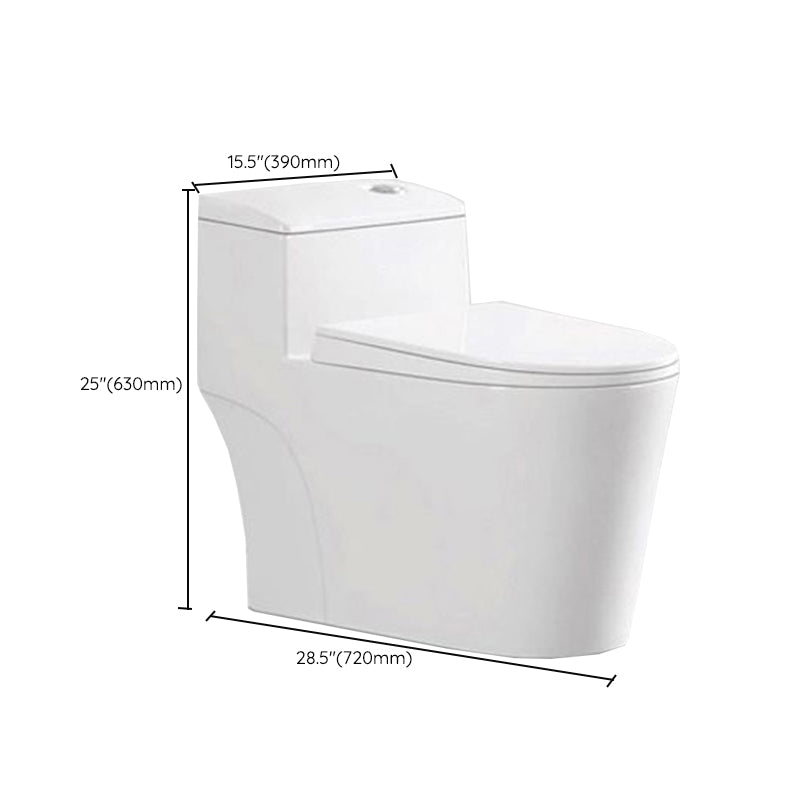 Modern Flush Toilet Floor Mounted Siphon Jet ABS Toilet Bowl Clearhalo 'Bathroom Remodel & Bathroom Fixtures' 'Home Improvement' 'home_improvement' 'home_improvement_toilets' 'Toilets & Bidets' 'Toilets' 7174017