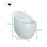 Modern Floor Mount Flush Toilet Siphon Jet Urine Toilet with Seat for Bathroom Clearhalo 'Bathroom Remodel & Bathroom Fixtures' 'Home Improvement' 'home_improvement' 'home_improvement_toilets' 'Toilets & Bidets' 'Toilets' 7174034