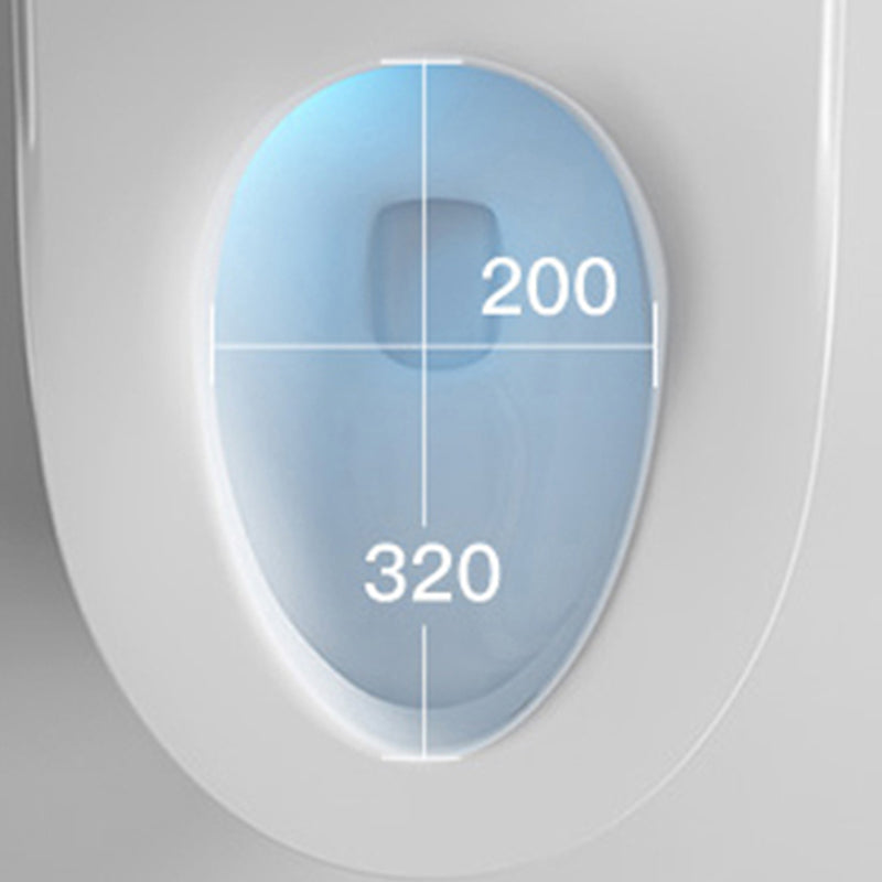 Modern Porcelain Toilet Floor Mounted Toilet Siphon Jet One Piece Toilet Clearhalo 'Bathroom Remodel & Bathroom Fixtures' 'Home Improvement' 'home_improvement' 'home_improvement_toilets' 'Toilets & Bidets' 'Toilets' 7174044