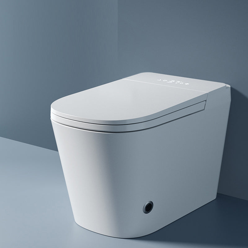 Modern Porcelain Toilet Floor Mounted Siphon Jet All-In-One Toilet Bowl Heating Seat Ring （Standard ) 12" Clearhalo 'Bathroom Remodel & Bathroom Fixtures' 'Home Improvement' 'home_improvement' 'home_improvement_toilets' 'Toilets & Bidets' 'Toilets' 7174049