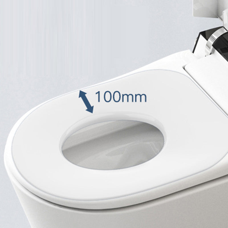 Modern Flush Toilet Floor Mounted Siphon Jet All-In-One Toilet Bowl Clearhalo 'Bathroom Remodel & Bathroom Fixtures' 'Home Improvement' 'home_improvement' 'home_improvement_toilets' 'Toilets & Bidets' 'Toilets' 7174069