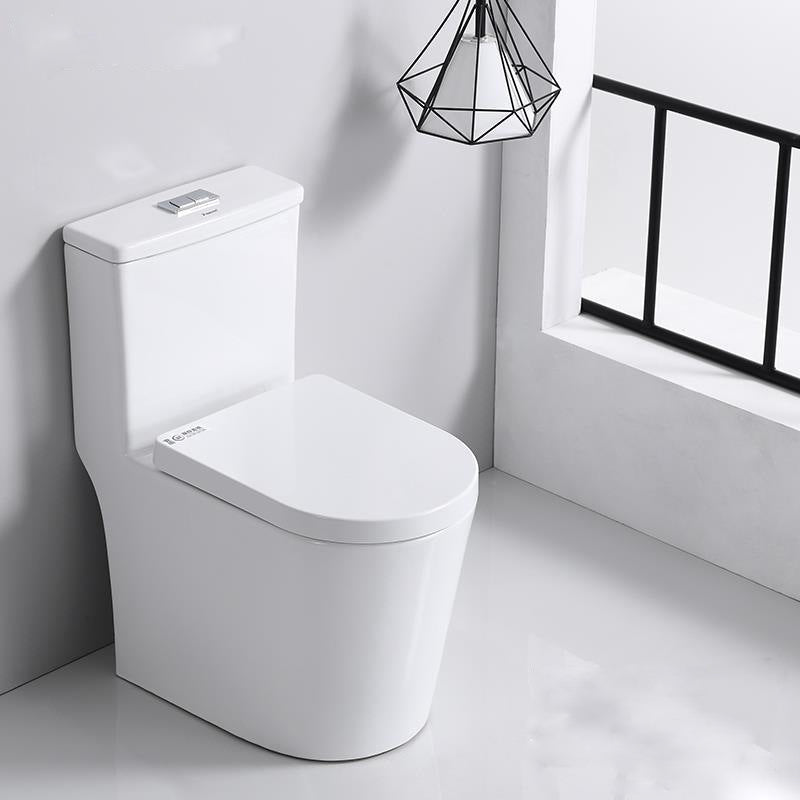 Traditional Floor Mounted Flush Toilet White Urine Toilet with Seat for Bathroom Clearhalo 'Bathroom Remodel & Bathroom Fixtures' 'Home Improvement' 'home_improvement' 'home_improvement_toilets' 'Toilets & Bidets' 'Toilets' 7174078
