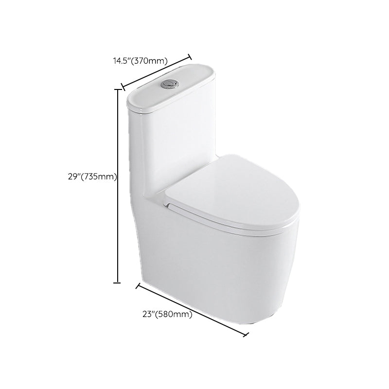 Traditional Floor Mounted Flush Toilet White Urine Toilet with Seat for Bathroom Clearhalo 'Bathroom Remodel & Bathroom Fixtures' 'Home Improvement' 'home_improvement' 'home_improvement_toilets' 'Toilets & Bidets' 'Toilets' 7174087