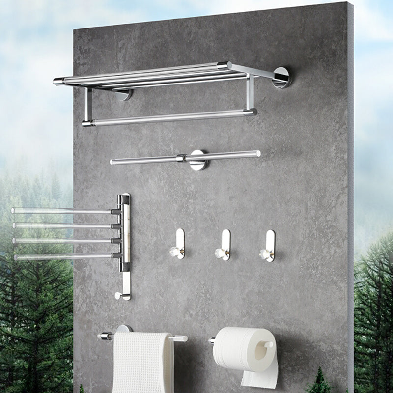 Modern Bathroom Accessory As Individual Or As a Set in Plastic and Metal Clearhalo 'Bathroom Hardware Sets' 'Bathroom Hardware' 'Bathroom Remodel & Bathroom Fixtures' 'bathroom_hardware_sets' 'Home Improvement' 'home_improvement' 'home_improvement_bathroom_hardware_sets' 7174133