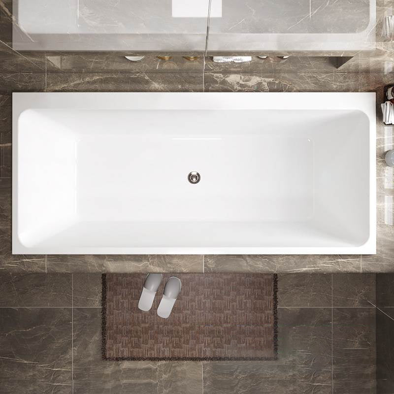 Modern Rectangular Drop in Bathtub Acrylic Soaking White Bath Tub Clearhalo 'Bathroom Remodel & Bathroom Fixtures' 'Bathtubs' 'Home Improvement' 'home_improvement' 'home_improvement_bathtubs' 'Showers & Bathtubs' 7174346