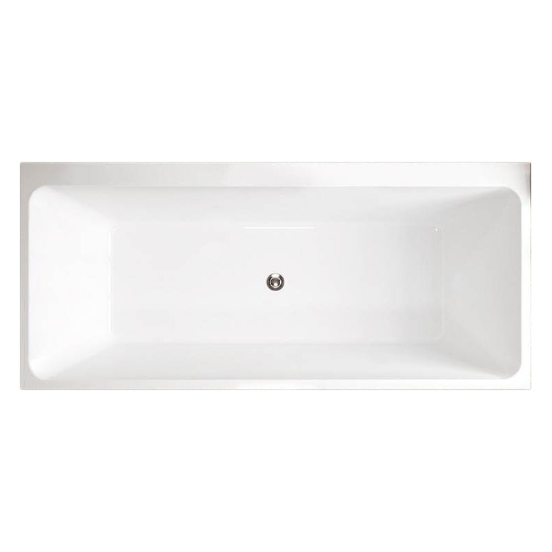 Modern Rectangular Drop in Bathtub Acrylic Soaking White Bath Clearhalo 'Bathroom Remodel & Bathroom Fixtures' 'Bathtubs' 'Home Improvement' 'home_improvement' 'home_improvement_bathtubs' 'Showers & Bathtubs' 7174356