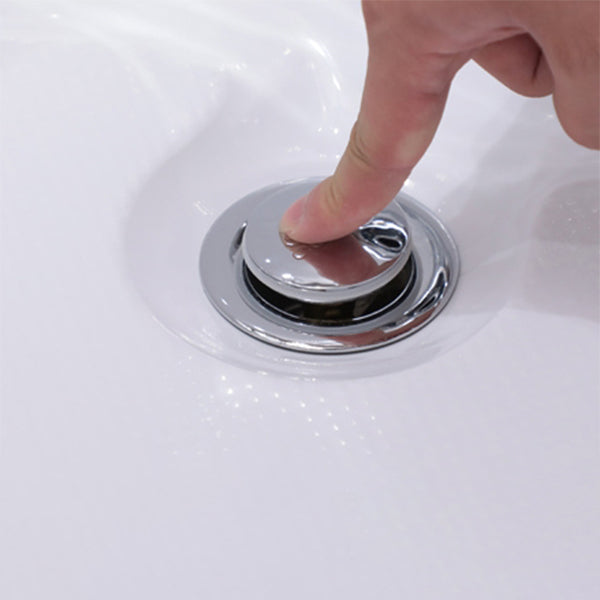 Modern Soaking Acrylic Bathtub Rectangular Drop-in White Bath Clearhalo 'Bathroom Remodel & Bathroom Fixtures' 'Bathtubs' 'Home Improvement' 'home_improvement' 'home_improvement_bathtubs' 'Showers & Bathtubs' 7174430