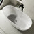 Antique Finish Soaking Bath Tub Stand Alone Modern Oval Bathtub White Clearhalo 'Bathroom Remodel & Bathroom Fixtures' 'Bathtubs' 'Home Improvement' 'home_improvement' 'home_improvement_bathtubs' 'Showers & Bathtubs' 7174441