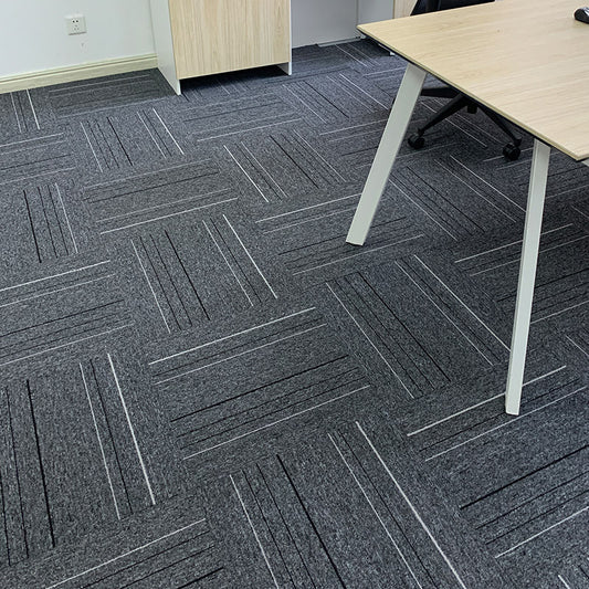 Carpet Tile 20" X 20" Level Loop Bedroom Non-Skid Carpet Floor Tile Clearhalo 'Carpet Tiles & Carpet Squares' 'carpet_tiles_carpet_squares' 'Flooring 'Home Improvement' 'home_improvement' 'home_improvement_carpet_tiles_carpet_squares' Walls and Ceiling' 7181694