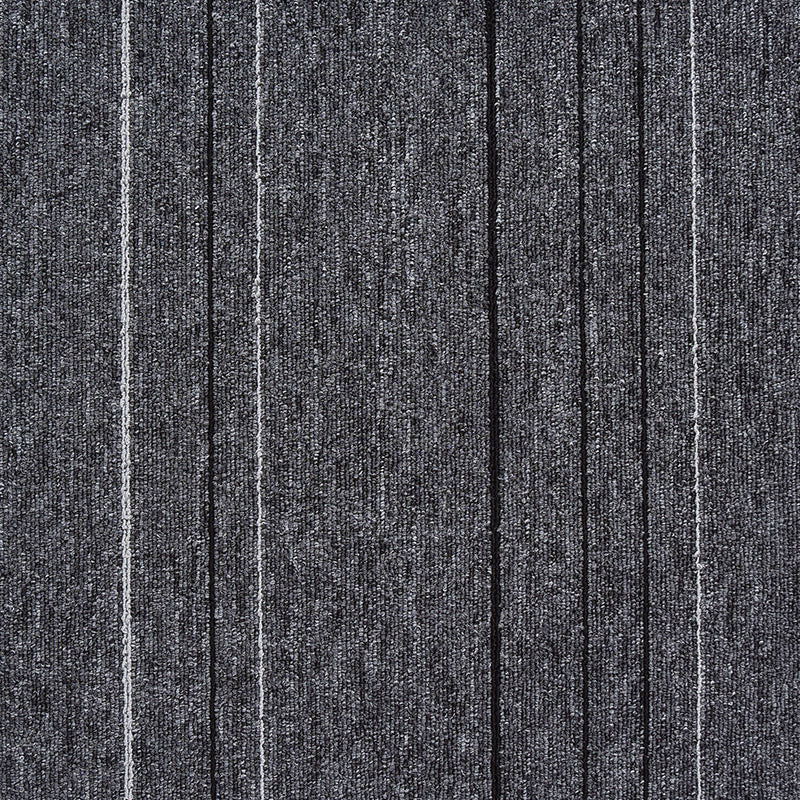 Carpet Tile 20" X 20" Level Loop Bedroom Non-Skid Carpet Floor Tile Dark Gray-Black Clearhalo 'Carpet Tiles & Carpet Squares' 'carpet_tiles_carpet_squares' 'Flooring 'Home Improvement' 'home_improvement' 'home_improvement_carpet_tiles_carpet_squares' Walls and Ceiling' 7181704