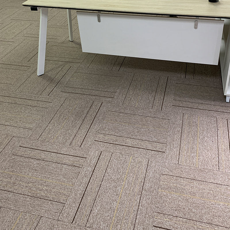 Carpet Tile 20" X 20" Level Loop Bedroom Non-Skid Carpet Floor Tile Clearhalo 'Carpet Tiles & Carpet Squares' 'carpet_tiles_carpet_squares' 'Flooring 'Home Improvement' 'home_improvement' 'home_improvement_carpet_tiles_carpet_squares' Walls and Ceiling' 7181707