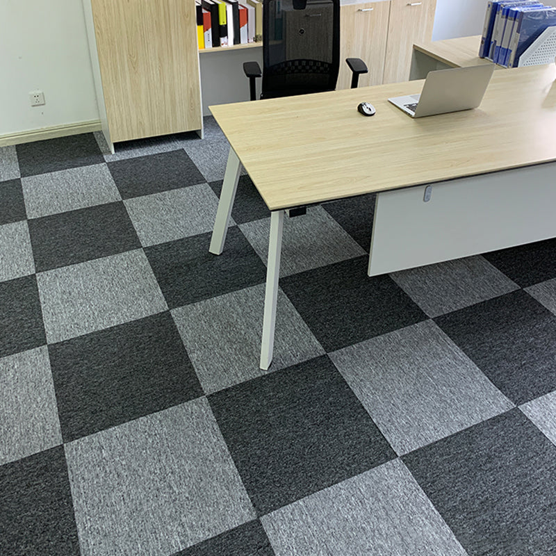 Carpet Tile 20" X 20" Level Loop Bedroom Non-Skid Carpet Floor Tile Clearhalo 'Carpet Tiles & Carpet Squares' 'carpet_tiles_carpet_squares' 'Flooring 'Home Improvement' 'home_improvement' 'home_improvement_carpet_tiles_carpet_squares' Walls and Ceiling' 7181708