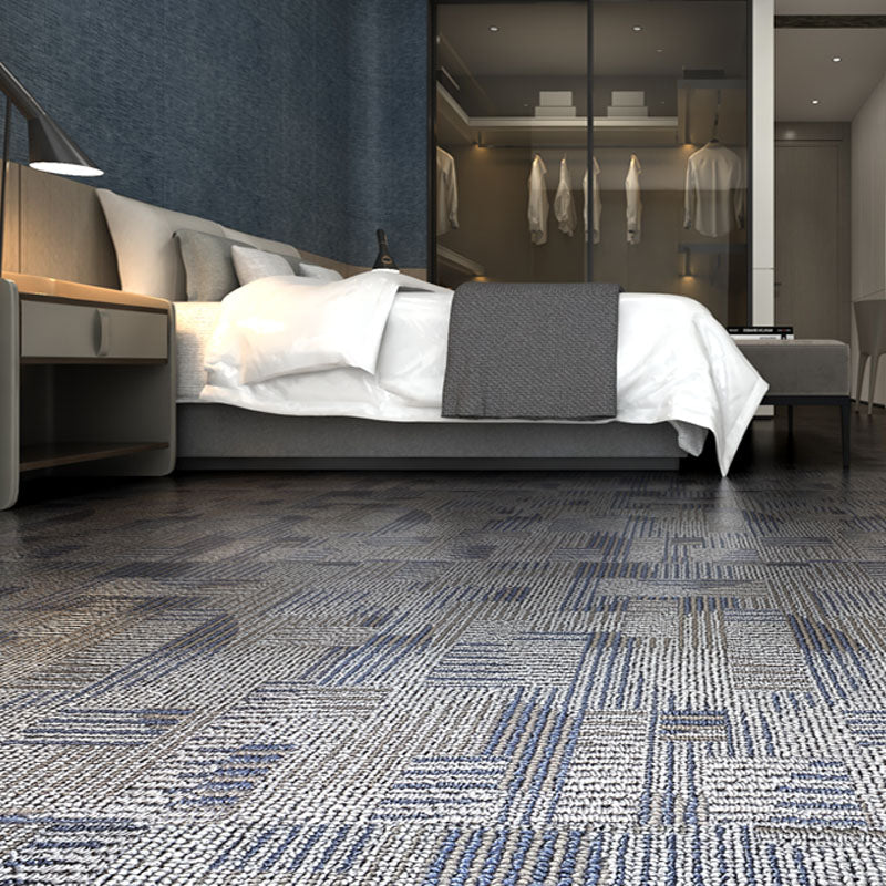 Peel and Stick Flooring Vinyl Square Marble Print Indoor Flooring Vinyl Matte Black Clearhalo 'Flooring 'Home Improvement' 'home_improvement' 'home_improvement_vinyl_flooring' 'Vinyl Flooring' 'vinyl_flooring' Walls and Ceiling' 7181750