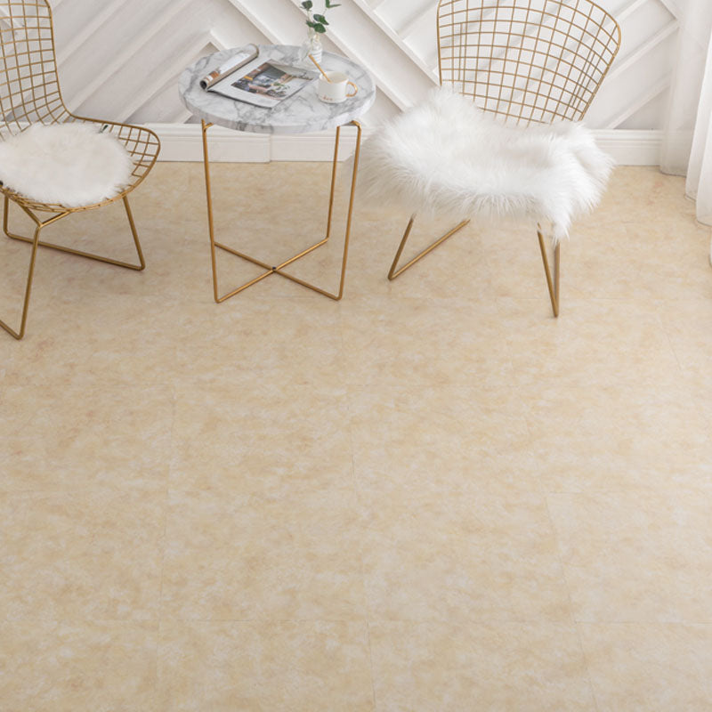 Peel and Stick Flooring Vinyl Square Marble Print Indoor Flooring Vinyl Light Khaki Clearhalo 'Flooring 'Home Improvement' 'home_improvement' 'home_improvement_vinyl_flooring' 'Vinyl Flooring' 'vinyl_flooring' Walls and Ceiling' 7181785