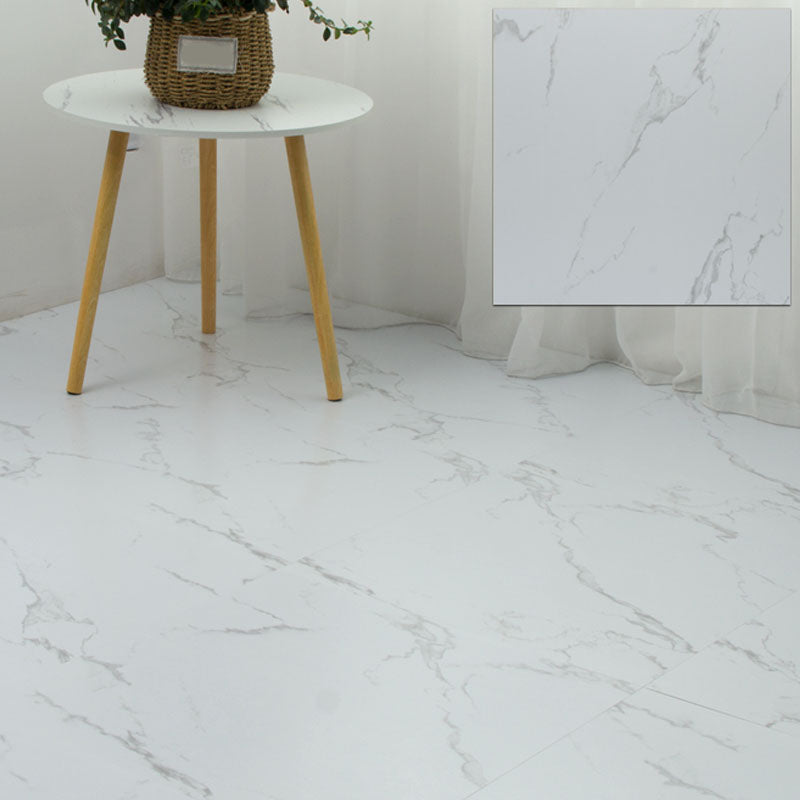 Peel and Stick Vinyl Flooring Matte Square Edge Flooring Vinyl Ivory 24"L x 24"W x 0.1"H Clearhalo 'Flooring 'Home Improvement' 'home_improvement' 'home_improvement_vinyl_flooring' 'Vinyl Flooring' 'vinyl_flooring' Walls and Ceiling' 7181878