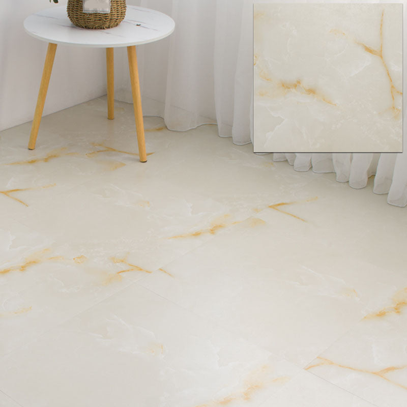 Peel and Stick Vinyl Flooring Matte Square Edge Flooring Vinyl Off-White Clearhalo 'Flooring 'Home Improvement' 'home_improvement' 'home_improvement_vinyl_flooring' 'Vinyl Flooring' 'vinyl_flooring' Walls and Ceiling' 7181890