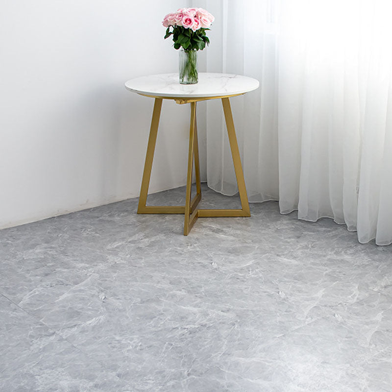 Industry Style PVC Flooring Vinyl Marble Stone Design Peel and Stick Indoor Flooring Matte Smoke Gray Clearhalo 'Flooring 'Home Improvement' 'home_improvement' 'home_improvement_vinyl_flooring' 'Vinyl Flooring' 'vinyl_flooring' Walls and Ceiling' 7181910