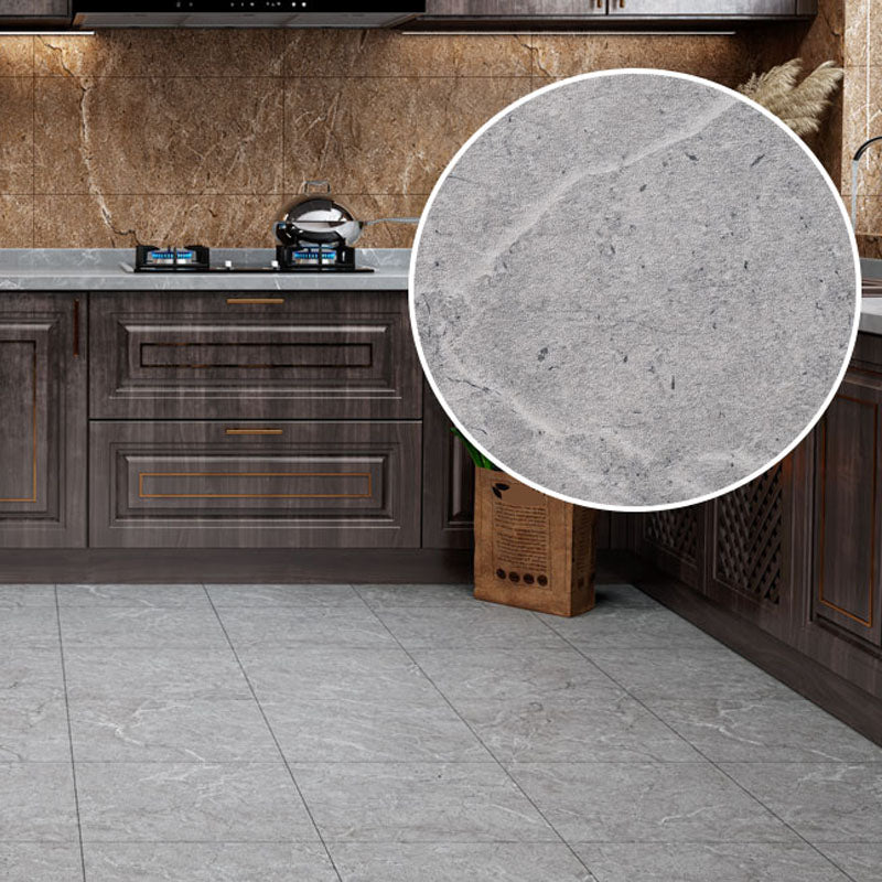 PVC Flooring Stone Design Peel Stick Marble Matte Indoor Flooring Vinyl Silver Gray Clearhalo 'Flooring 'Home Improvement' 'home_improvement' 'home_improvement_vinyl_flooring' 'Vinyl Flooring' 'vinyl_flooring' Walls and Ceiling' 7181941