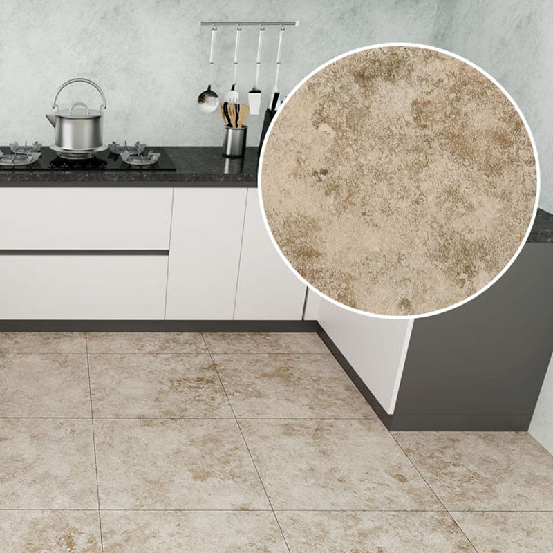 PVC Flooring Stone Design Peel Stick Marble Matte Indoor Flooring Vinyl Dark Beige Clearhalo 'Flooring 'Home Improvement' 'home_improvement' 'home_improvement_vinyl_flooring' 'Vinyl Flooring' 'vinyl_flooring' Walls and Ceiling' 7181943