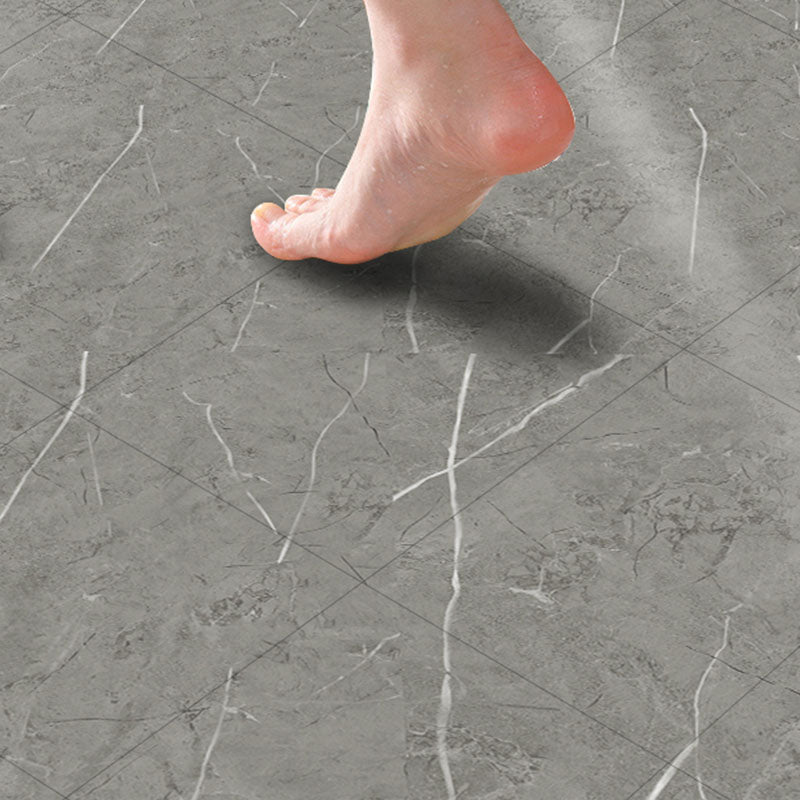 Peel & Stick Vinyl Flooring Smooth Marble Look Vinyl Flooring with Waterproof Clearhalo 'Flooring 'Home Improvement' 'home_improvement' 'home_improvement_vinyl_flooring' 'Vinyl Flooring' 'vinyl_flooring' Walls and Ceiling' 7181951