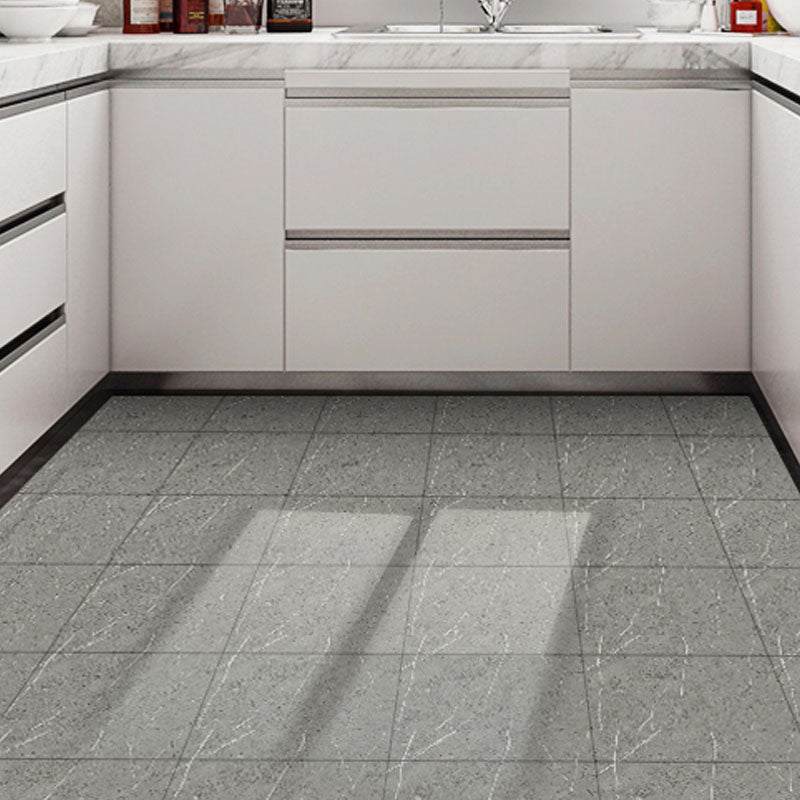 Peel & Stick Vinyl Flooring Smooth Marble Look Vinyl Flooring with Waterproof Dark Gray Clearhalo 'Flooring 'Home Improvement' 'home_improvement' 'home_improvement_vinyl_flooring' 'Vinyl Flooring' 'vinyl_flooring' Walls and Ceiling' 7181952