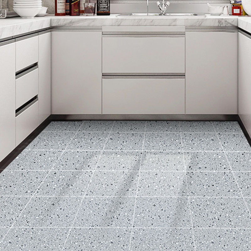 Peel & Stick Vinyl Flooring Smooth Marble Look Vinyl Flooring with Waterproof Light Gray Clearhalo 'Flooring 'Home Improvement' 'home_improvement' 'home_improvement_vinyl_flooring' 'Vinyl Flooring' 'vinyl_flooring' Walls and Ceiling' 7181954