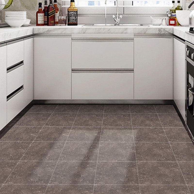 Peel & Stick Vinyl Flooring Smooth Marble Look Vinyl Flooring with Waterproof Coffee Clearhalo 'Flooring 'Home Improvement' 'home_improvement' 'home_improvement_vinyl_flooring' 'Vinyl Flooring' 'vinyl_flooring' Walls and Ceiling' 7181966