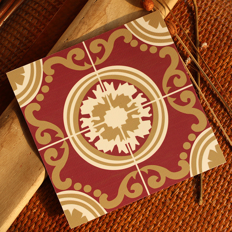 Peel & Stick Vinyl Flooring Multi-Tonal Style Vinyl Flooring with Low Gloss Gold-Brown Clearhalo 'Flooring 'Home Improvement' 'home_improvement' 'home_improvement_vinyl_flooring' 'Vinyl Flooring' 'vinyl_flooring' Walls and Ceiling' 7182033