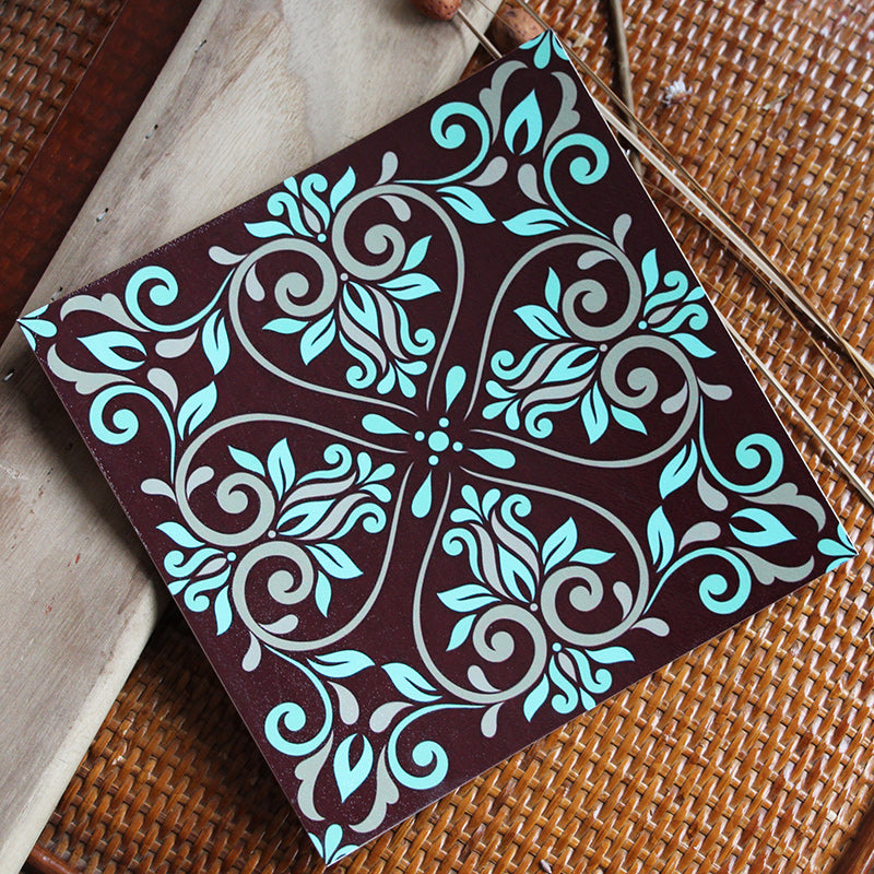 Peel & Stick Vinyl Flooring Multi-Tonal Style Vinyl Flooring with Low Gloss Blue Purple Clearhalo 'Flooring 'Home Improvement' 'home_improvement' 'home_improvement_vinyl_flooring' 'Vinyl Flooring' 'vinyl_flooring' Walls and Ceiling' 7182039