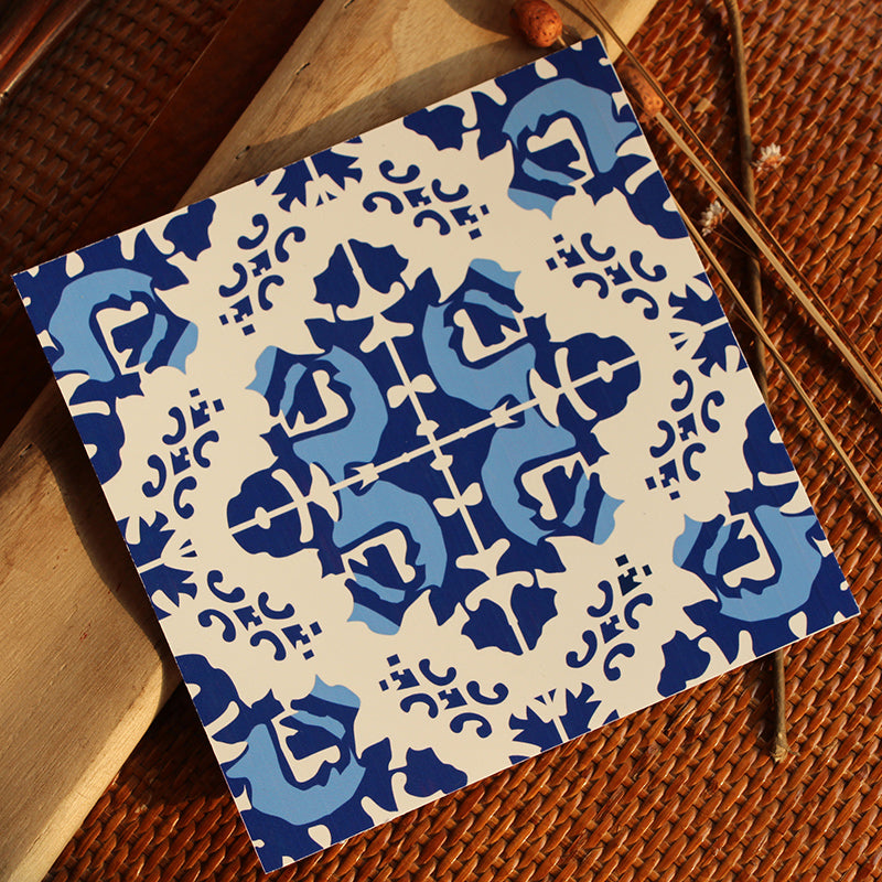 Peel & Stick Vinyl Flooring Multi-Tonal Style Vinyl Flooring with Low Gloss White-Blue Clearhalo 'Flooring 'Home Improvement' 'home_improvement' 'home_improvement_vinyl_flooring' 'Vinyl Flooring' 'vinyl_flooring' Walls and Ceiling' 7182051