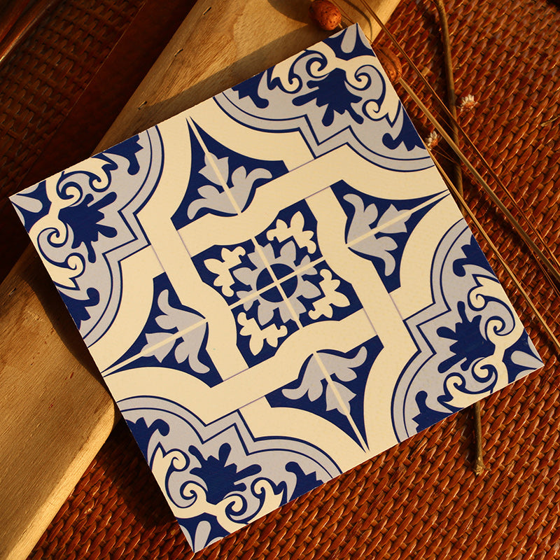 Peel & Stick Vinyl Flooring Multi-Tonal Style Vinyl Flooring with Low Gloss Royal Blue Light Blue Clearhalo 'Flooring 'Home Improvement' 'home_improvement' 'home_improvement_vinyl_flooring' 'Vinyl Flooring' 'vinyl_flooring' Walls and Ceiling' 7182056