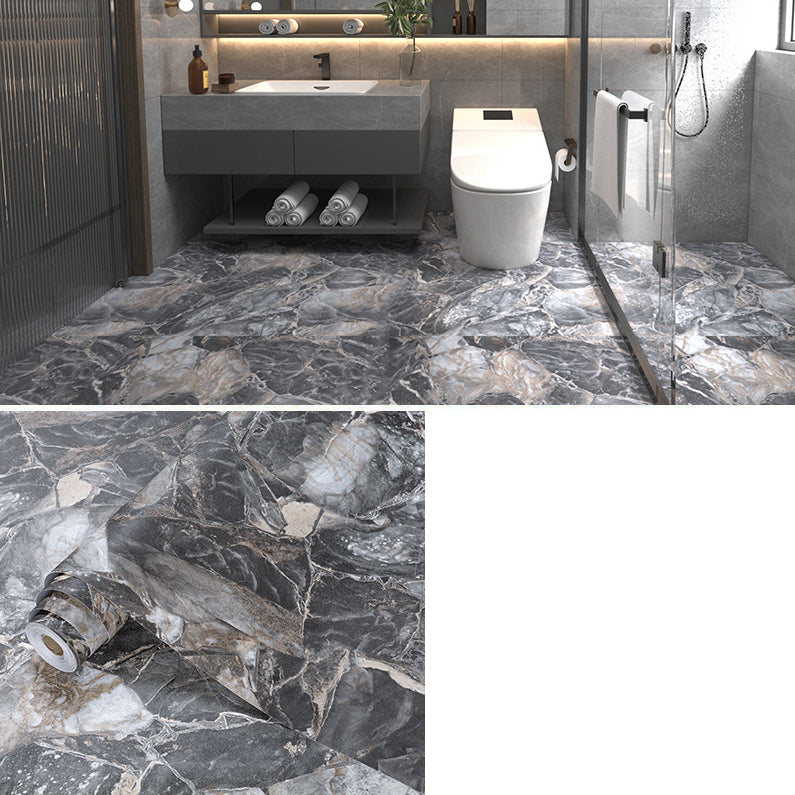 Multi-Tonal Style PVC Flooring Peel and Stick PVC Flooring with Waterproof Gray-Gold Clearhalo 'Flooring 'Home Improvement' 'home_improvement' 'home_improvement_vinyl_flooring' 'Vinyl Flooring' 'vinyl_flooring' Walls and Ceiling' 7182095