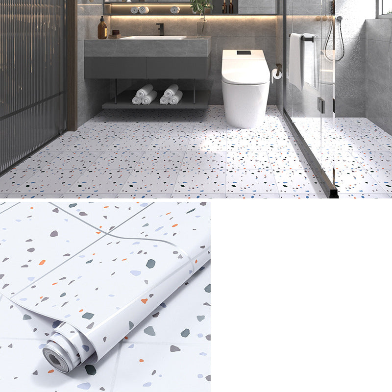 Multi-Tonal Style PVC Flooring Peel and Stick PVC Flooring with Waterproof White-Green-Yellow Clearhalo 'Flooring 'Home Improvement' 'home_improvement' 'home_improvement_vinyl_flooring' 'Vinyl Flooring' 'vinyl_flooring' Walls and Ceiling' 7182102