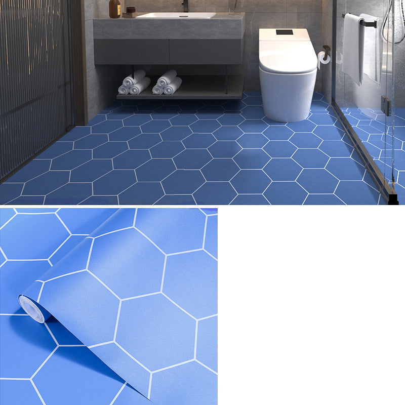 Multi-Tonal Style PVC Flooring Peel and Stick PVC Flooring with Waterproof Royal Blue Clearhalo 'Flooring 'Home Improvement' 'home_improvement' 'home_improvement_vinyl_flooring' 'Vinyl Flooring' 'vinyl_flooring' Walls and Ceiling' 7182107