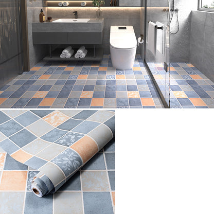 Multi-Tonal Style PVC Flooring Peel and Stick PVC Flooring with Waterproof Blue-Grey-Yellow Clearhalo 'Flooring 'Home Improvement' 'home_improvement' 'home_improvement_vinyl_flooring' 'Vinyl Flooring' 'vinyl_flooring' Walls and Ceiling' 7182116