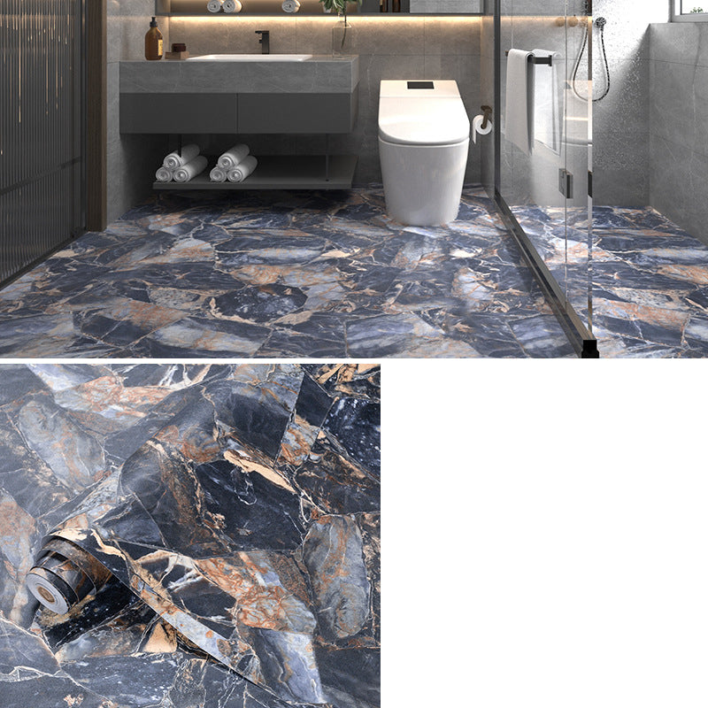 Multi-Tonal Style PVC Flooring Peel and Stick PVC Flooring with Waterproof Black-Gold Clearhalo 'Flooring 'Home Improvement' 'home_improvement' 'home_improvement_vinyl_flooring' 'Vinyl Flooring' 'vinyl_flooring' Walls and Ceiling' 7182119