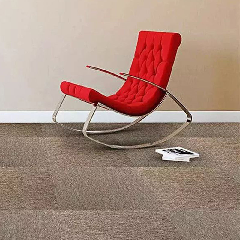 20" X 20" Carpet Tiles Glue Loose Lay Mildew Resistant Dining Room Clearhalo 'Carpet Tiles & Carpet Squares' 'carpet_tiles_carpet_squares' 'Flooring 'Home Improvement' 'home_improvement' 'home_improvement_carpet_tiles_carpet_squares' Walls and Ceiling' 7182124