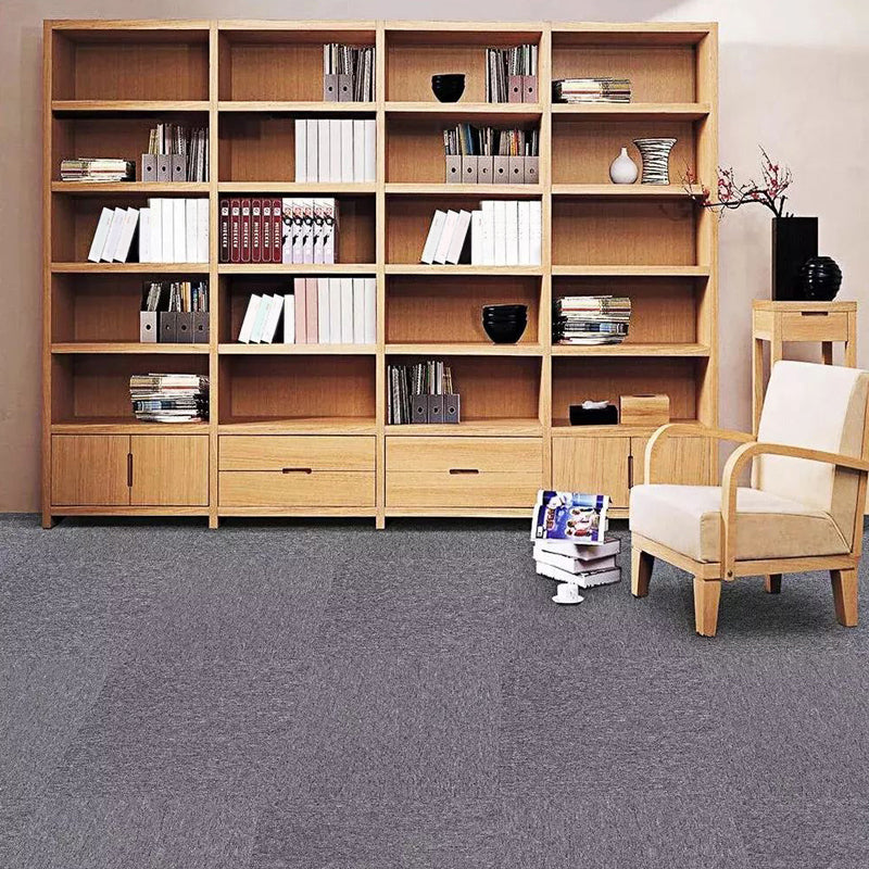 20" X 20" Carpet Tiles Glue Loose Lay Mildew Resistant Dining Room Gray Purple Clearhalo 'Carpet Tiles & Carpet Squares' 'carpet_tiles_carpet_squares' 'Flooring 'Home Improvement' 'home_improvement' 'home_improvement_carpet_tiles_carpet_squares' Walls and Ceiling' 7182140