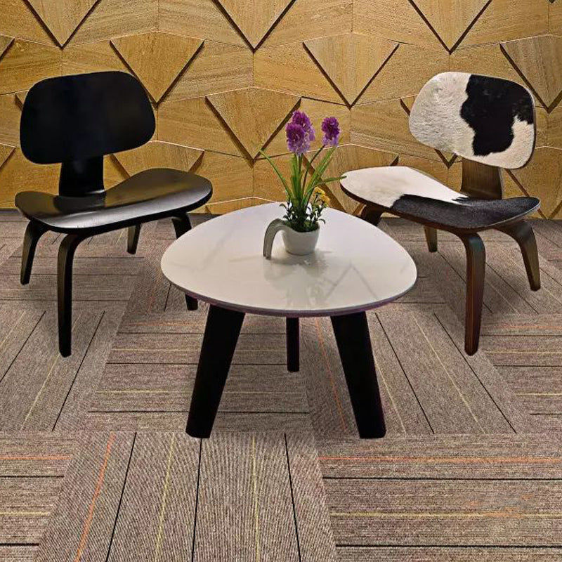 20" X 20" Carpet Tiles Glue Loose Lay Mildew Resistant Dining Room Orange Clearhalo 'Carpet Tiles & Carpet Squares' 'carpet_tiles_carpet_squares' 'Flooring 'Home Improvement' 'home_improvement' 'home_improvement_carpet_tiles_carpet_squares' Walls and Ceiling' 7182144