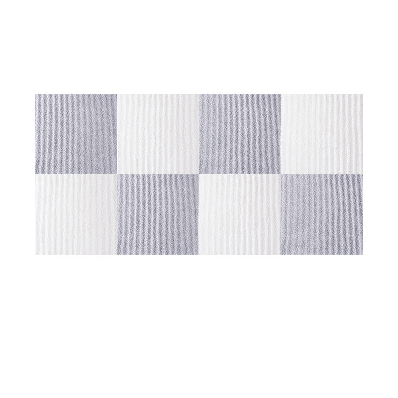 12" X 12" Carpet Tiles Self Peel and Stick Level Loop Non-Skid Bedroom Gray-White Clearhalo 'Carpet Tiles & Carpet Squares' 'carpet_tiles_carpet_squares' 'Flooring 'Home Improvement' 'home_improvement' 'home_improvement_carpet_tiles_carpet_squares' Walls and Ceiling' 7182174