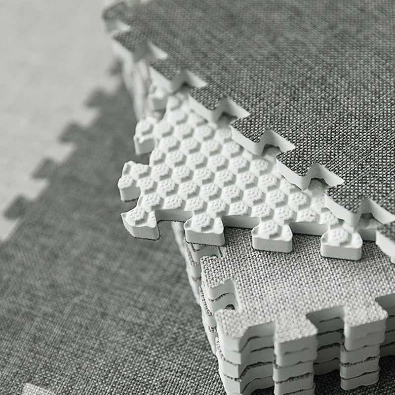 Interlocking Carpet Tiles Foam Solid Color Indoor Carpet Tiles Clearhalo 'Carpet Tiles & Carpet Squares' 'carpet_tiles_carpet_squares' 'Flooring 'Home Improvement' 'home_improvement' 'home_improvement_carpet_tiles_carpet_squares' Walls and Ceiling' 7182250