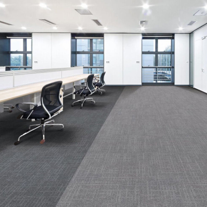 Carpet Tile Fade Resistant Non-Skid Solid Color Self-Stick Carpet Tiles Bedroom Clearhalo 'Carpet Tiles & Carpet Squares' 'carpet_tiles_carpet_squares' 'Flooring 'Home Improvement' 'home_improvement' 'home_improvement_carpet_tiles_carpet_squares' Walls and Ceiling' 7182257