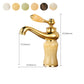 Classic Bathroom Vessel Faucet Lever Handle Circular Vessel Faucet Clearhalo 'Bathroom Remodel & Bathroom Fixtures' 'Bathroom Sink Faucets' 'Bathroom Sinks & Faucet Components' 'bathroom_sink_faucets' 'Home Improvement' 'home_improvement' 'home_improvement_bathroom_sink_faucets' 7182339