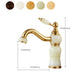 Classic Bathroom Vessel Faucet Lever Handle Circular Vessel Faucet Clearhalo 'Bathroom Remodel & Bathroom Fixtures' 'Bathroom Sink Faucets' 'Bathroom Sinks & Faucet Components' 'bathroom_sink_faucets' 'Home Improvement' 'home_improvement' 'home_improvement_bathroom_sink_faucets' 7182340