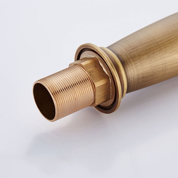 Circular Vessel Sink Bathroom Faucet Single Handle High Arc Vessel Faucet Clearhalo 'Bathroom Remodel & Bathroom Fixtures' 'Bathroom Sink Faucets' 'Bathroom Sinks & Faucet Components' 'bathroom_sink_faucets' 'Home Improvement' 'home_improvement' 'home_improvement_bathroom_sink_faucets' 7182384