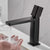 Modern Knob Handle Square Faucet Brass Deck Mounted Bathroom Sink Faucet Black Knobs Clearhalo 'Bathroom Remodel & Bathroom Fixtures' 'Bathroom Sink Faucets' 'Bathroom Sinks & Faucet Components' 'bathroom_sink_faucets' 'Home Improvement' 'home_improvement' 'home_improvement_bathroom_sink_faucets' 7182468