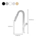 Knob Handle Pull Faucet Brass Deck Mounted Bathroom Sink Faucet Clearhalo 'Bathroom Remodel & Bathroom Fixtures' 'Bathroom Sink Faucets' 'Bathroom Sinks & Faucet Components' 'bathroom_sink_faucets' 'Home Improvement' 'home_improvement' 'home_improvement_bathroom_sink_faucets' 7182520