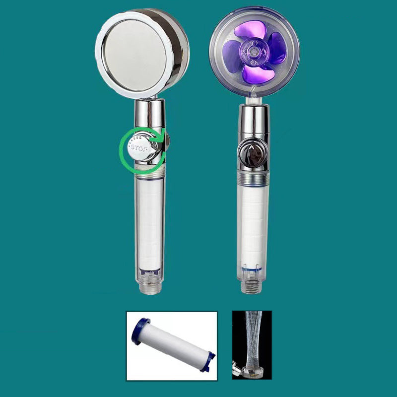 Plastic Shower Head Contemporary Handheld Shower Head with Water Filtration Purple Hand Shower Clearhalo 'Bathroom Remodel & Bathroom Fixtures' 'Home Improvement' 'home_improvement' 'home_improvement_shower_heads' 'Shower Heads' 'shower_heads' 'Showers & Bathtubs Plumbing' 'Showers & Bathtubs' 7182829