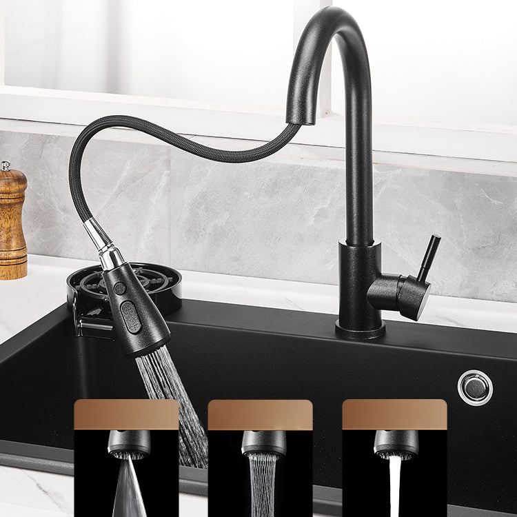 Modern Kitchen Sink White Pull-out Faucet Rectangular Anti-spill Kitchen Sink Clearhalo 'Home Improvement' 'home_improvement' 'home_improvement_kitchen_sinks' 'Kitchen Remodel & Kitchen Fixtures' 'Kitchen Sinks & Faucet Components' 'Kitchen Sinks' 'kitchen_sinks' 7182904